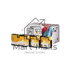Набор струйных картриджей Sakura CZ136A (№711 Yellow 3-pack) для HP, желтый, 26 мл. (3шт)