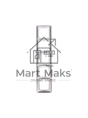 Рамка 5-я DEA горизонтальная Серебряный металлик KRANZ