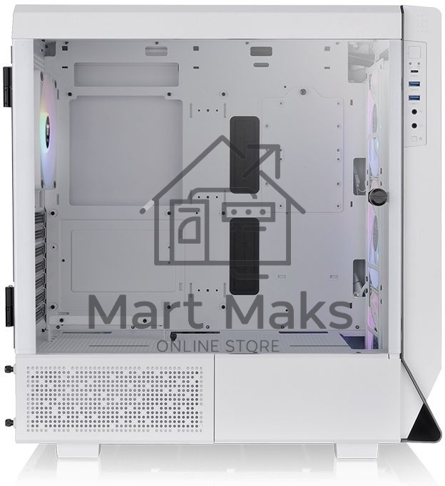 Компьютерный корпус Thermaltake Ceres 500 TG ARGB белый без БП ATX 4x140mm 2xUSB3.0 1xUSB3.1 audio bott PSU