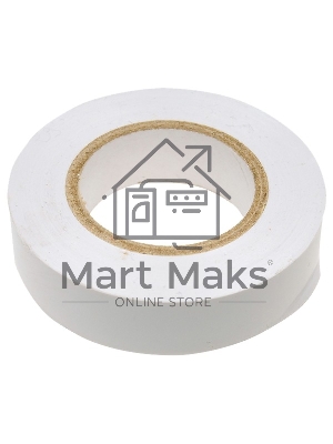 Изолента Сибртех ПВХ, 15 мм х 10 м, белая Изолента Сибртех ПВХ, 15 мм х 10 м, белая