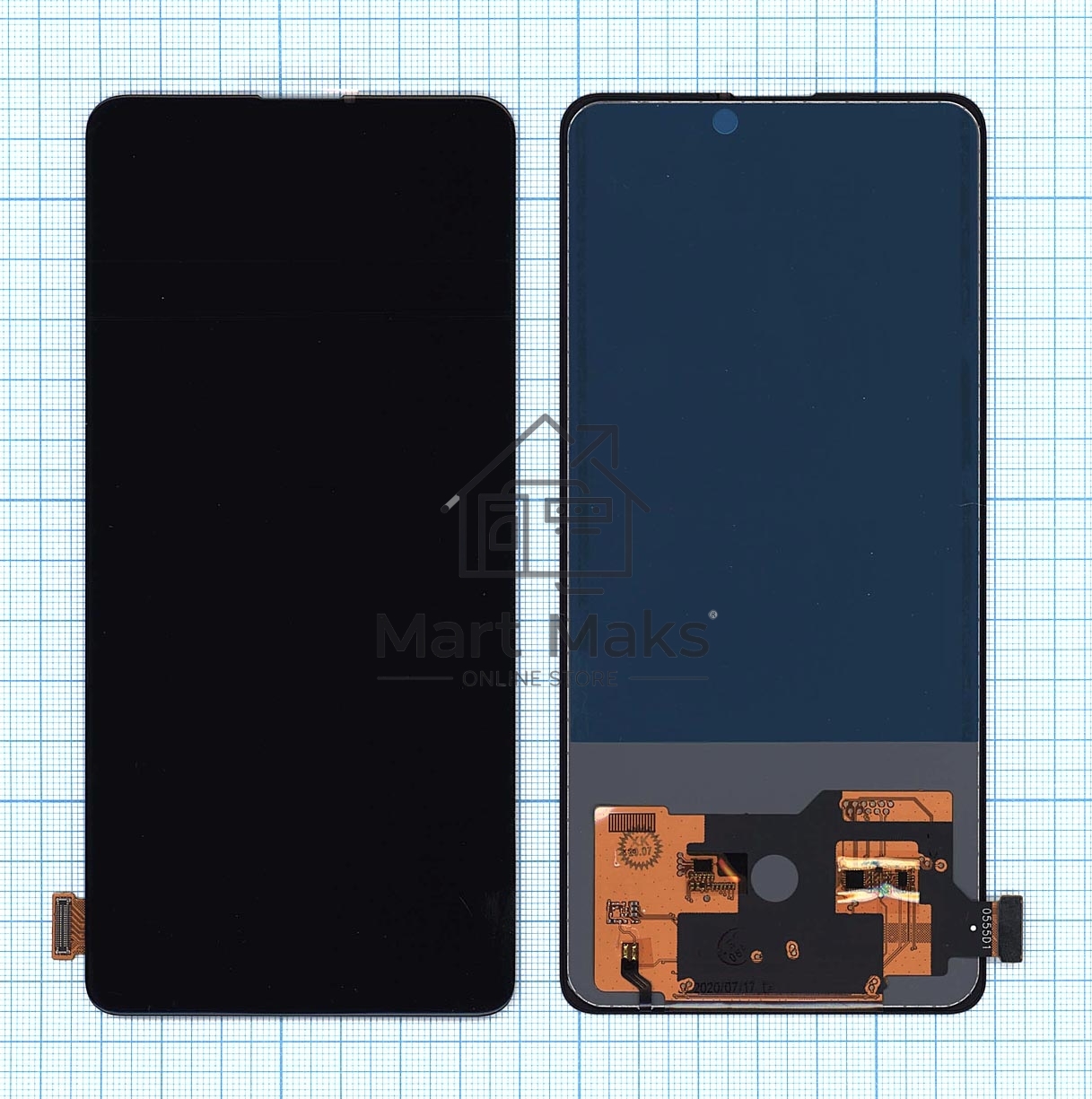 Дисплей для Xiaomi Mi9T, Redmi K20, Mi9T Pro, Redmi K20 Pro в сборе с тачскрином TFT черный