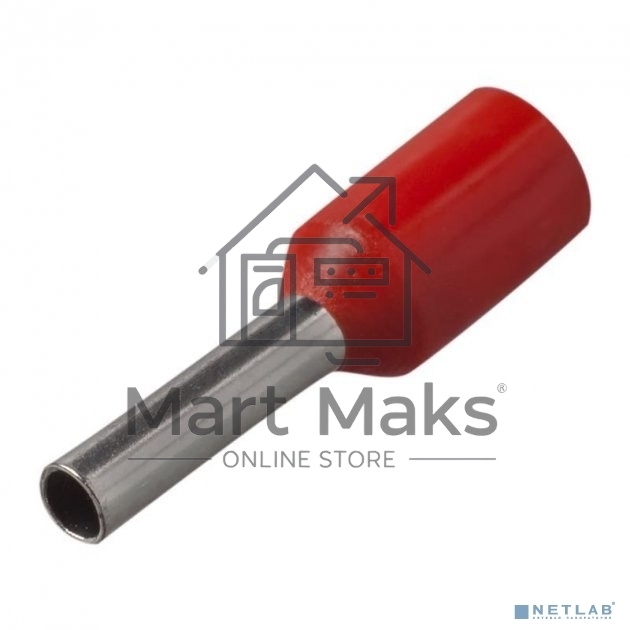 Наконечник-гильза изол. Е1012 1кв.мм (уп.100шт) ИЭК UGN10-001-03-12