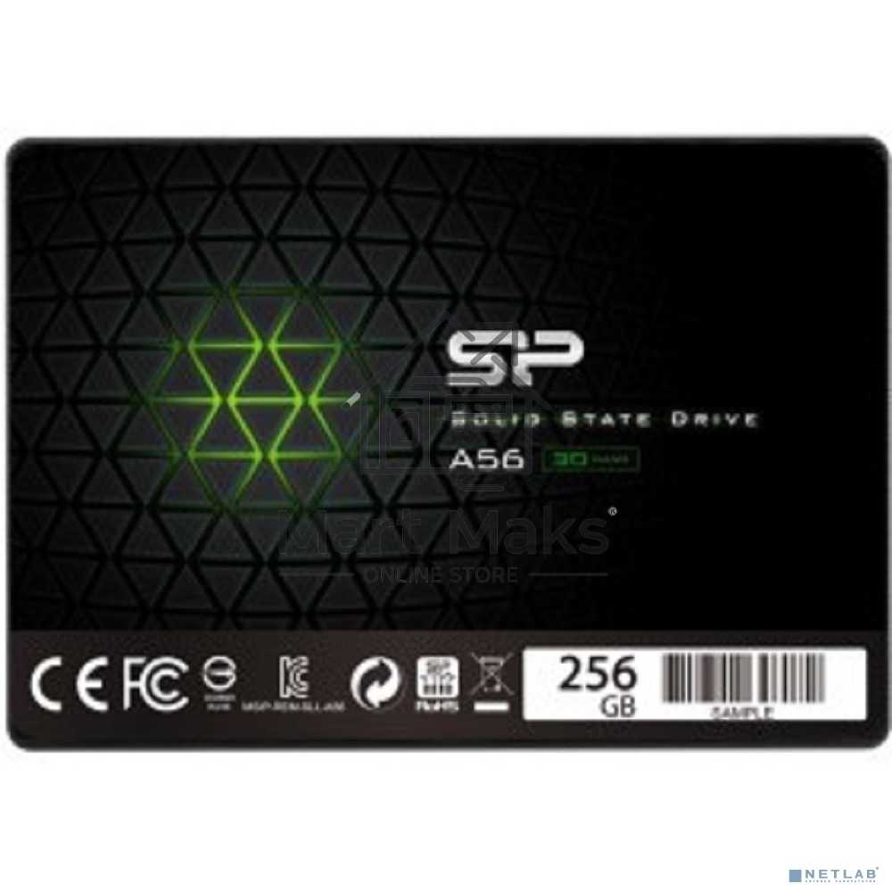 Накопитель SSD Silicon Power Ace A56, 256GB, SATA III, 2.5