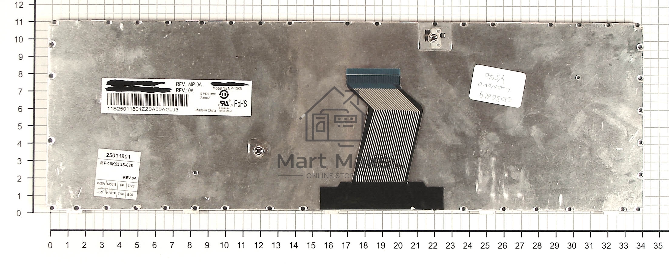 Клавиатура для ноутбука Lenovo IdeaPad Y570 черная рамка черная