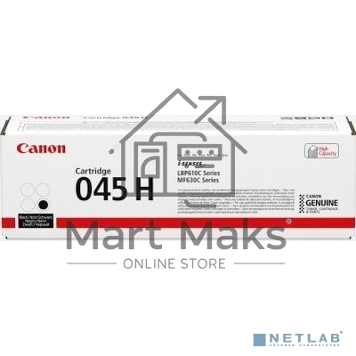 Картридж лазерный Canon 045BK H черный, 2800 стр., для i-SENSYS MF631/633/635, LBP611