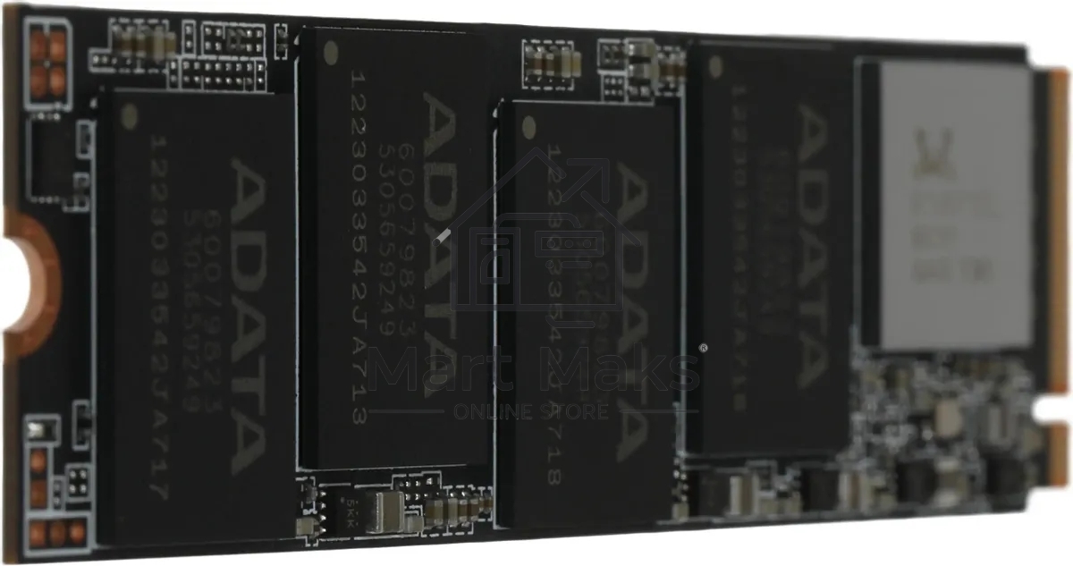 Накопитель SSD ADATA XPG GAMMIX S60, 1Tb, PCIe 4.0 x4, M.2 2280, NVMe, R/W 5000/3200, с радиатором