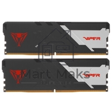 Оперативная память Patriot Viper Venom, DDR5, 32Gb (2x16Gb), 6400MHz, CL32, DIMM, с радиаторами, RGb, черный