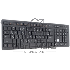 Комплект клавиатура+мышь Defender Columbia C-775 беспроводной, USB, 1600 DPI, чёрный