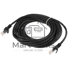 Патч-корд UTP Cablexpert PP12-7.5M/B cat.5e, 7.5м, литой, многожильный, черный
