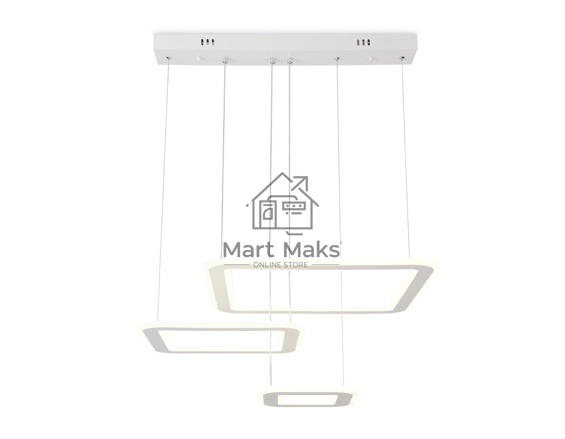 Светильник Ambrella light FA4329/3 WH белый 3000K/4200K/6400K 154W 650*460*590 (ПДУ РАДИО 2.4G)