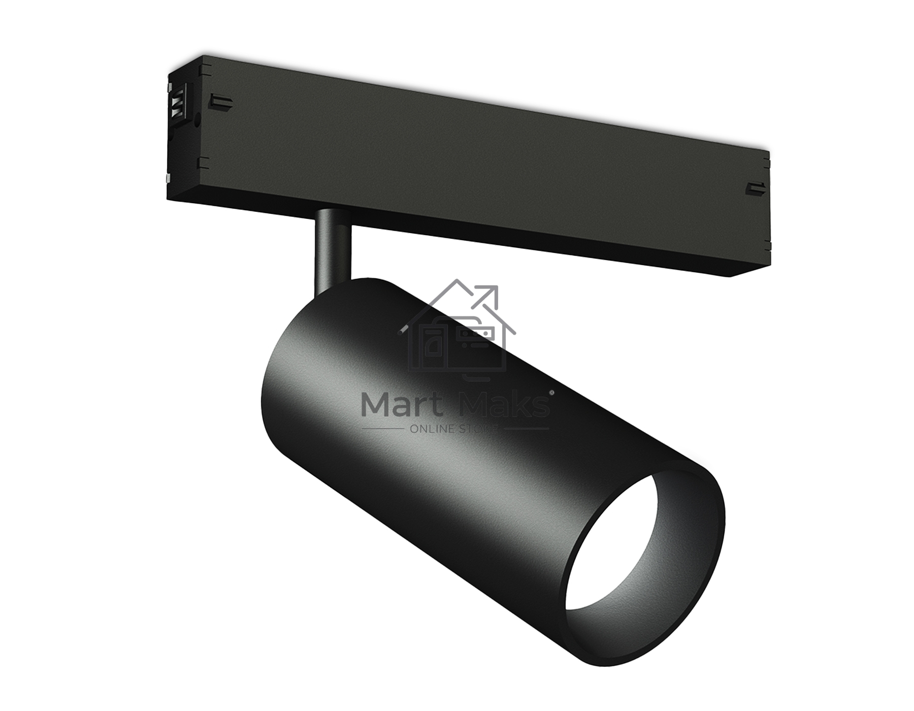 Светильник светодиодный трековый для шинопровода Magnetic Ambrella light GL1630 BK черный IP20 18W 4200K 220V 36° D55*120 (Без ПДУ)