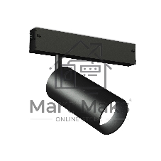 Светильник светодиодный трековый для шинопровода Magnetic Ambrella light GL1630 BK черный IP20 18W 4200K 220V 36° D55*120 (Без ПДУ)
