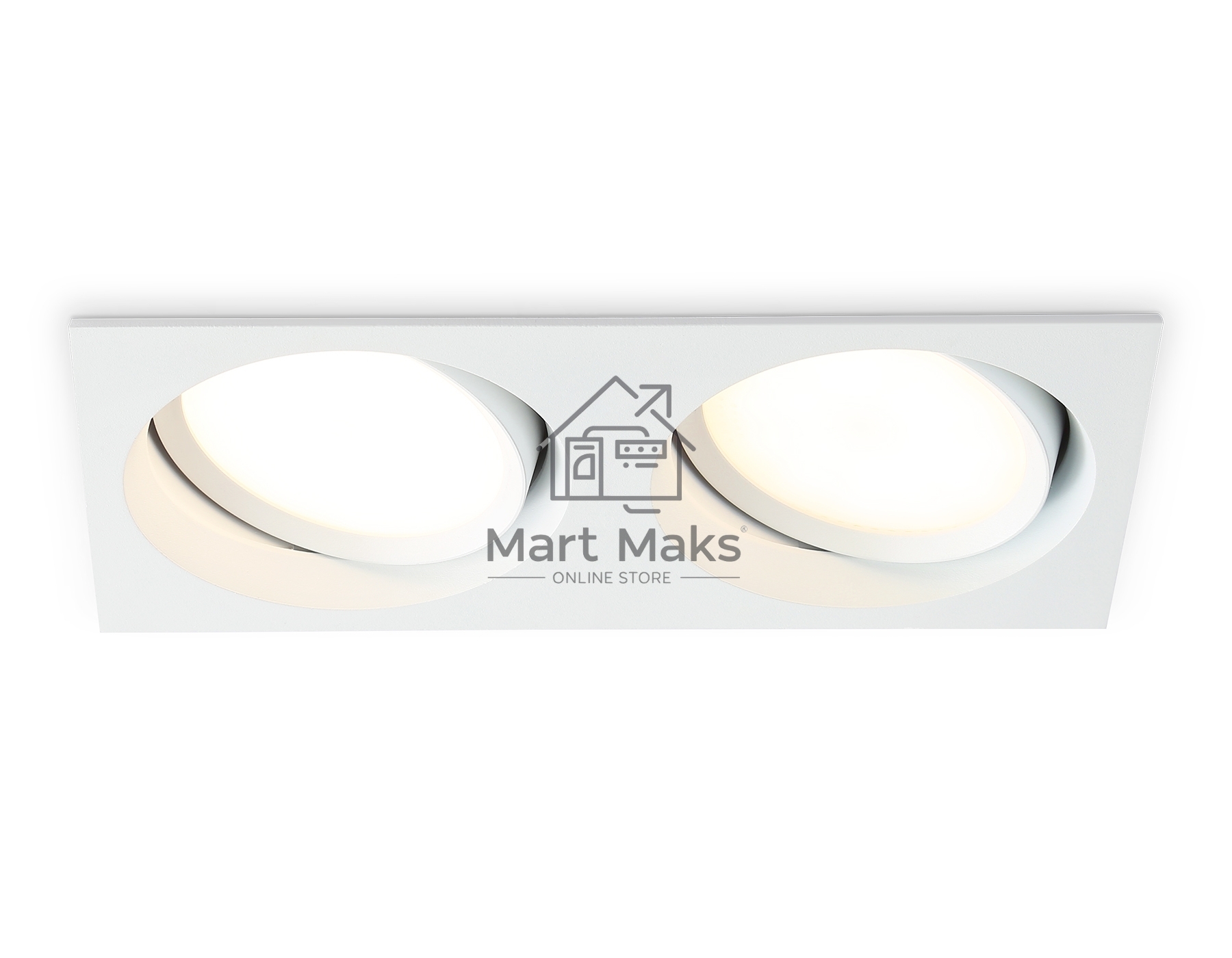 Светильник Ambrella light TN52234/2 WH белый IP20 GX53/2 220*110*44