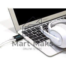 Внешняя звуковая карта Vention USB Черная