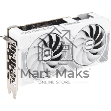 Видеокарта Asus GeForce RTX 5060 DUAL OC White, Nvidia RTX 5060, 8GB GDDR7, 128 bit, PCI-E 5.0, DPx3, HDMIx1, 2535 MHz
