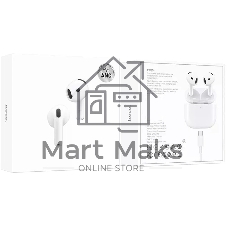 Наушники TWS Hoco EW85 белый, вкладыши, Bluetooth, до 4 ч.
