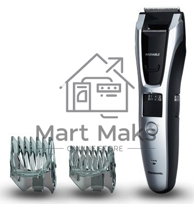 Машинка для стрижки Panasonic ER-GB70-S520 серебристый/черный (насадок в компл:2шт)