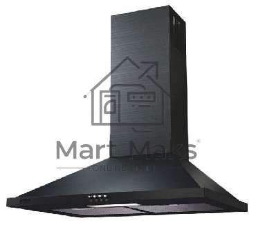 Вытяжка Krona BELLA 600 BLACK PUSH BUTTON черный