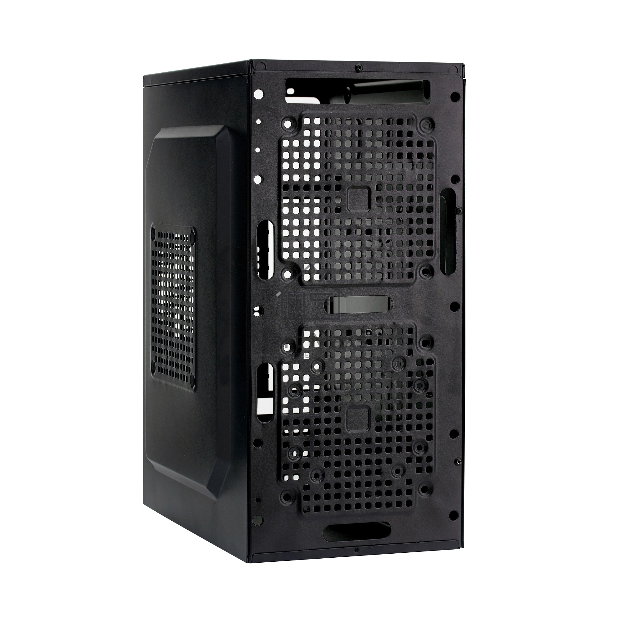 Компьютерный корпус Minitower Exegate BAA-103 Black, mATX, <AAA400, 80mm>, 2*USB, Audio