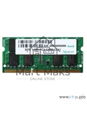 Оперативная память Apacer, DDR3L, 4Gb (1x4Gb), 1600MHz, CL11, SO-DIMM