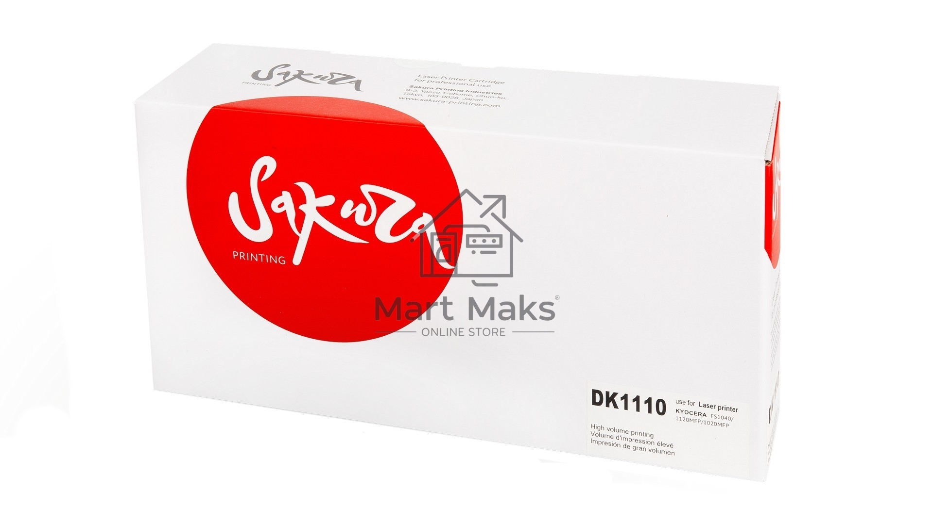 Блок фотобарабана Sakura DK1110 для Kyocera Mita ECOSYS FS1040, FS1060DN, FS1020MFP, FS1120MFP, FS1025MFP, FS1125MFP, 100 000 к.