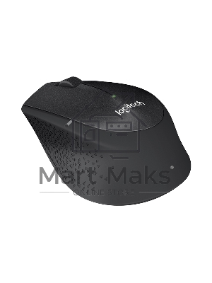 Мышь беспроводная Logitech M330 SILENT PLUS черный, 1000 dpi, радиоканал, USB, кнопки - 3