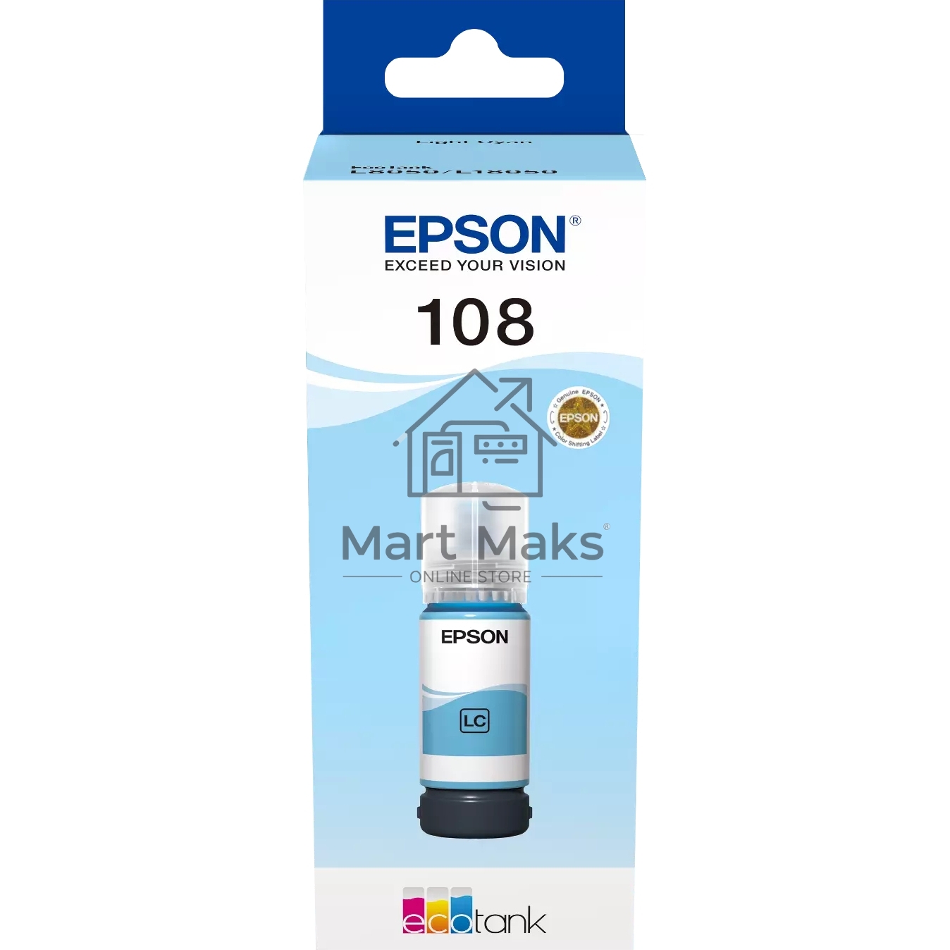 Контейнер с светло-голубыми чернилами EPSON C13T09C54A
