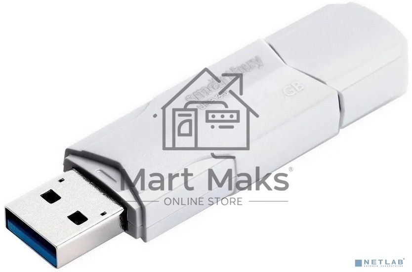 Флешка USB R/W R/W SmartBuy 4Gb,CLUE White (SB4GBCLU-W)