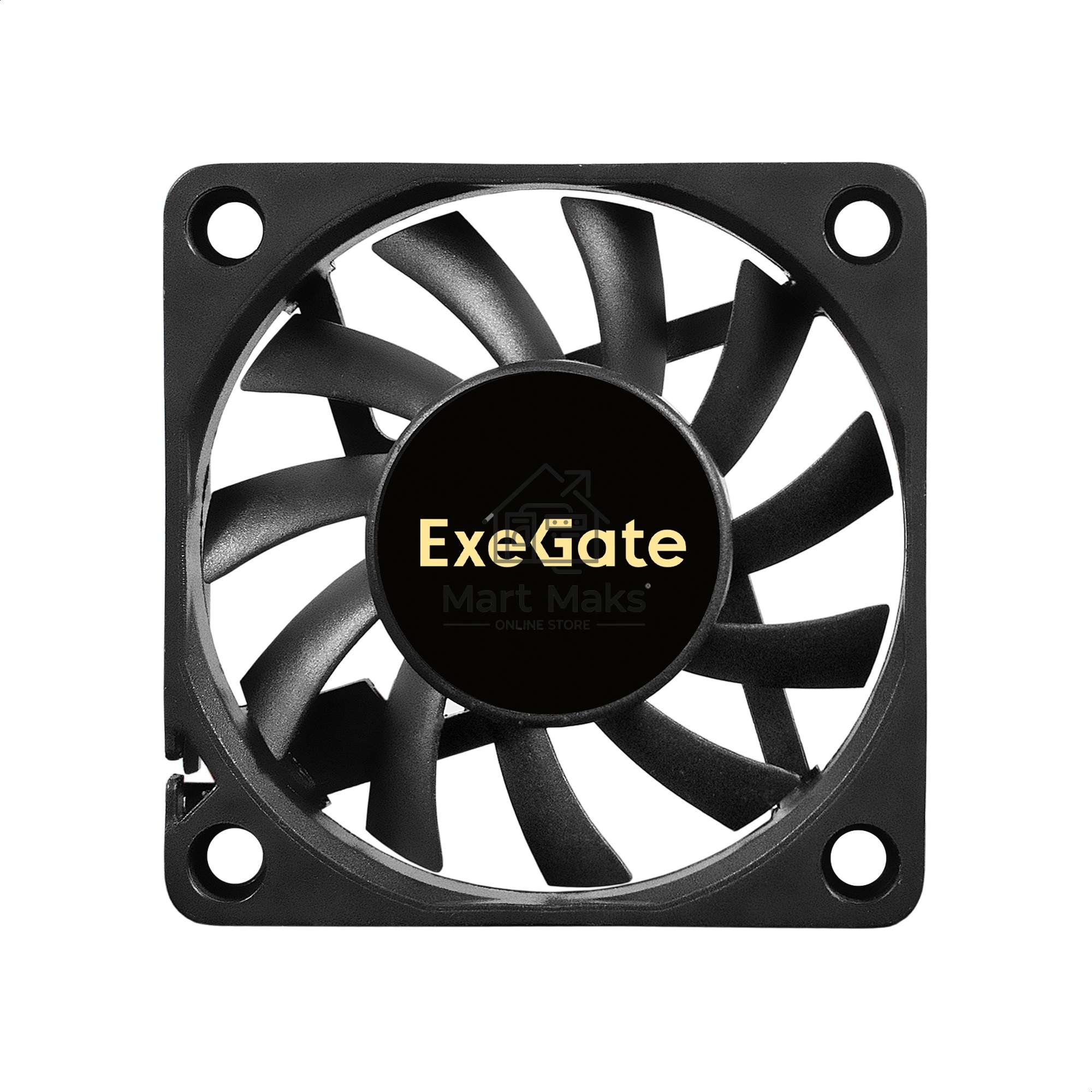 Вентилятор для корпуса ExeGate EX06010B3P-24 черный, 60 мм, 3200 об/мин, 24.1 дБ, 3 pin