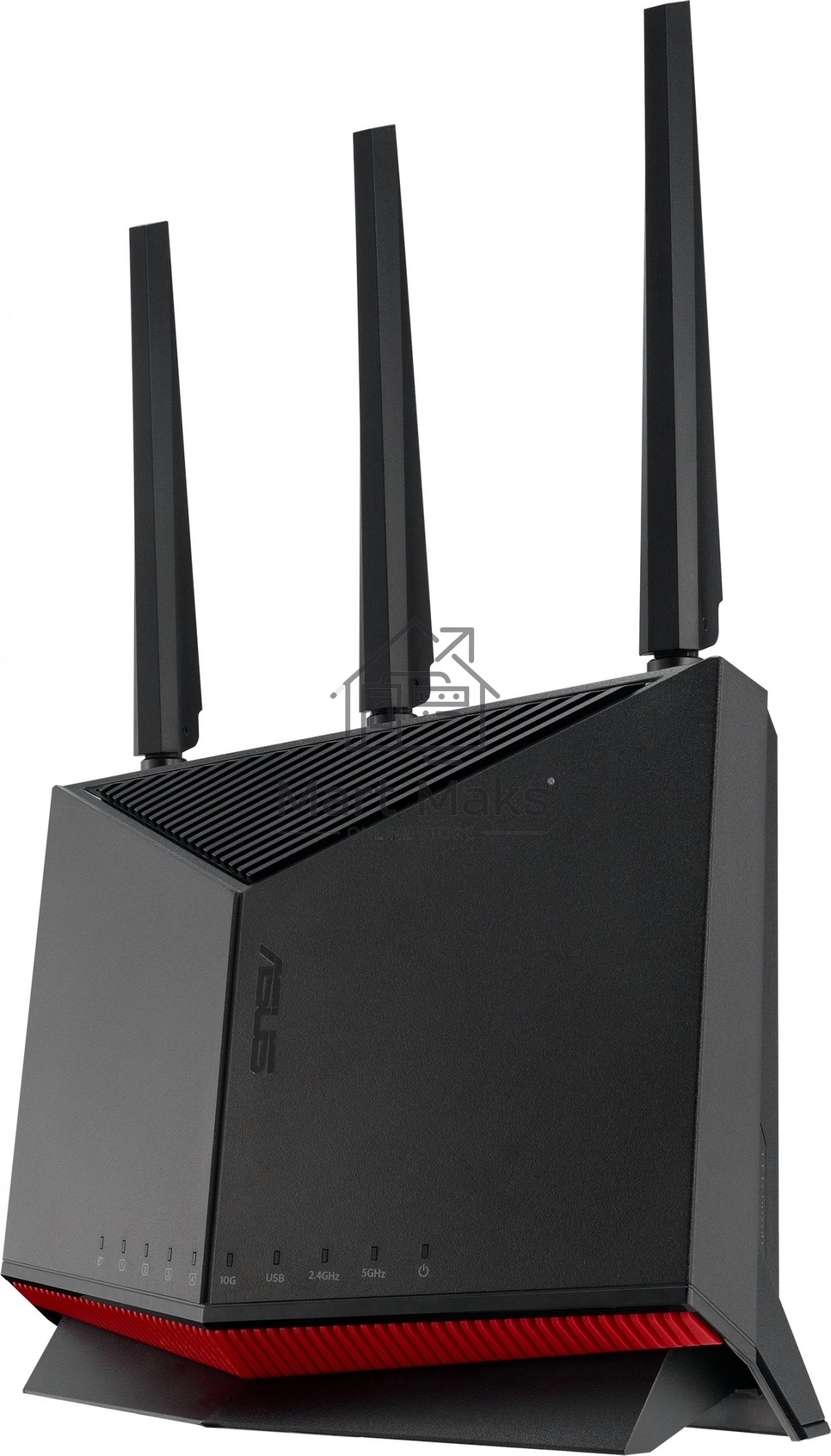 Маршрутизатор ASUS RT-BE86U, черный/красный, 90IG08W0-MO9A0V