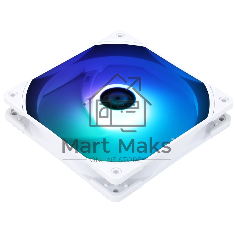 Кулер для корпуса Thermalright TL-C14W-Sx3 белый (140x140x26mm, 4-pin PWM, ARGB, 74.3CFM, 26.6dBA, 1500RPM)