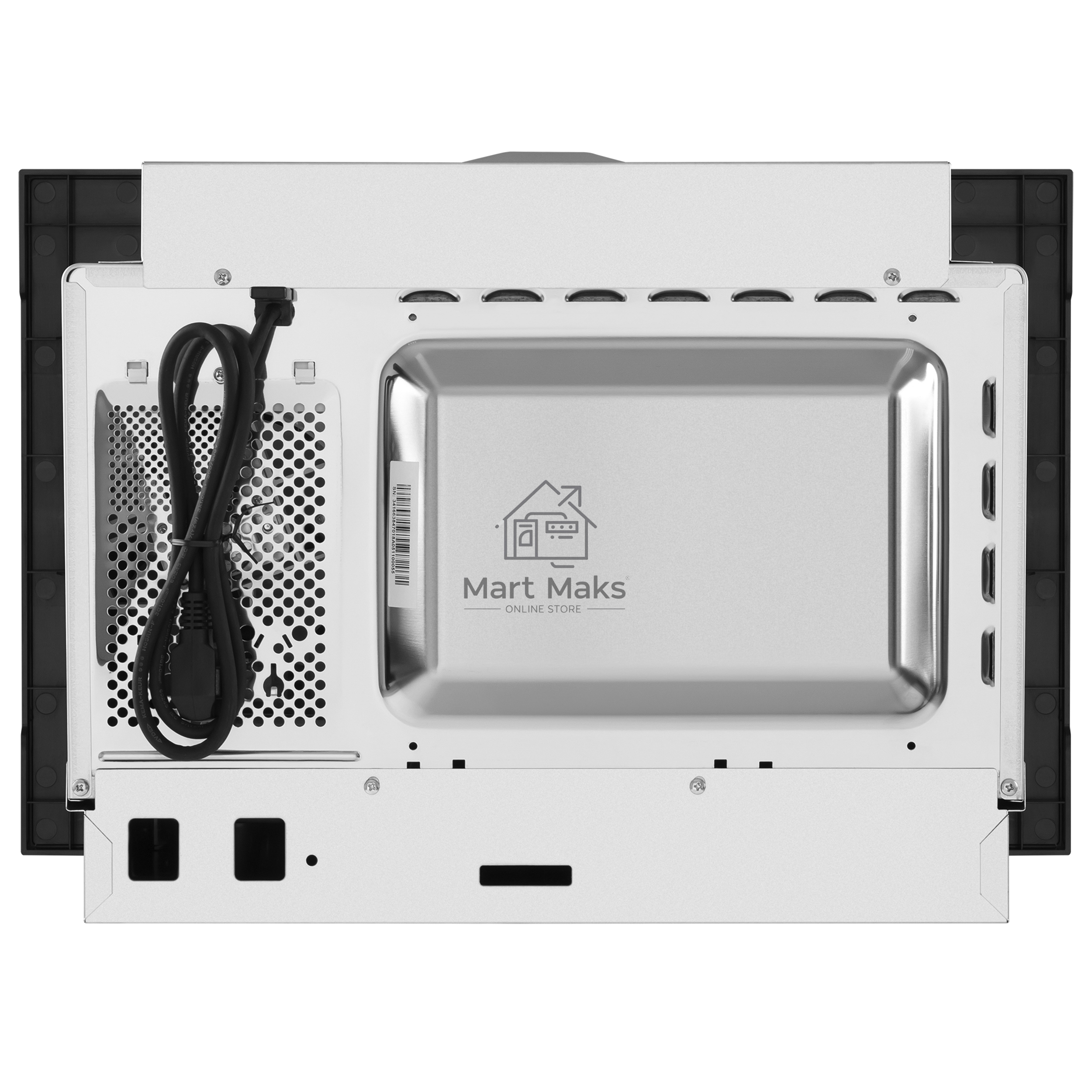 Микроволновая печь встраиваемая Maunfeld MBMO.20.1PGB2 черный, 20 л, 1250 Вт, переключатели - поворотный механизм