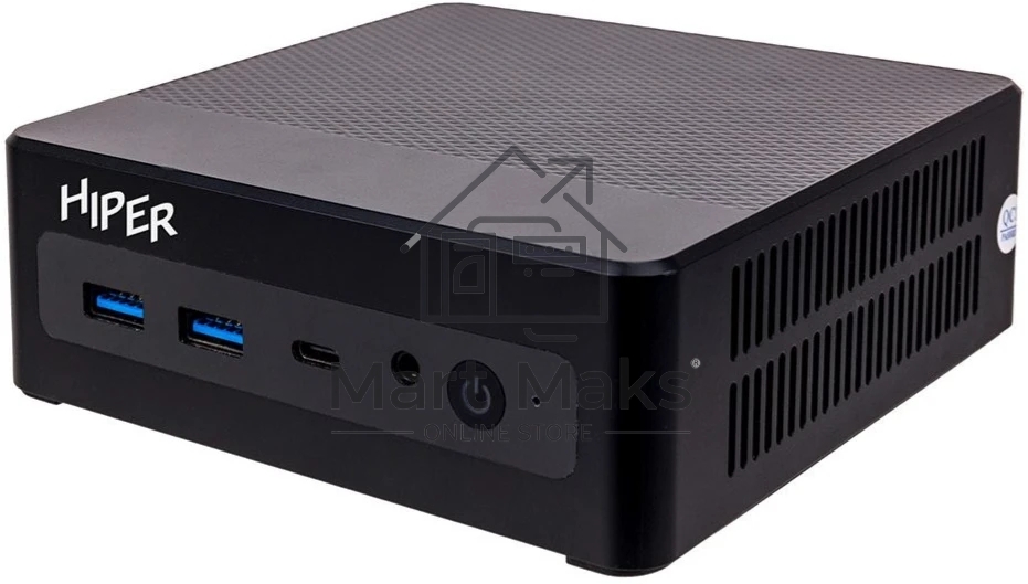 Неттоп HIPER FACTUM FN2 Intel Core i3 1315U(1.2Ghz)/8192Mb/256PCISSDGb/noDVD/BT/WiFi/war 1y/0.4kg/черный/Win11Pro + WiFi 6, BT 5.2,черный, БП 90Вт, VESA крепление