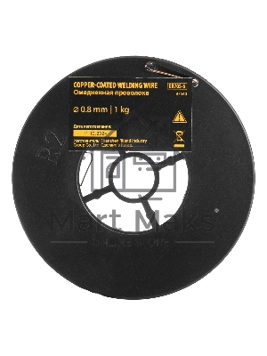 Омедненная проволока ER70S-6, диам. 0,8 мм, 1 кг, диам. катушки D100 Denzel