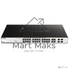 Коммутатор D-Link DGS-1210-28MP/F3A, 24×1 Гбит/с + 4×1 Гбит/с Combo, настраиваемый