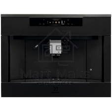 Кофе-машина Electrolux EBC85X автоматическая, сенсорное управление, нержавеющая сталь и черный