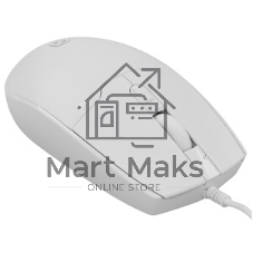 Мышь проводная Oklick 147M белый, 2000 dpi, USB, кнопки - 4