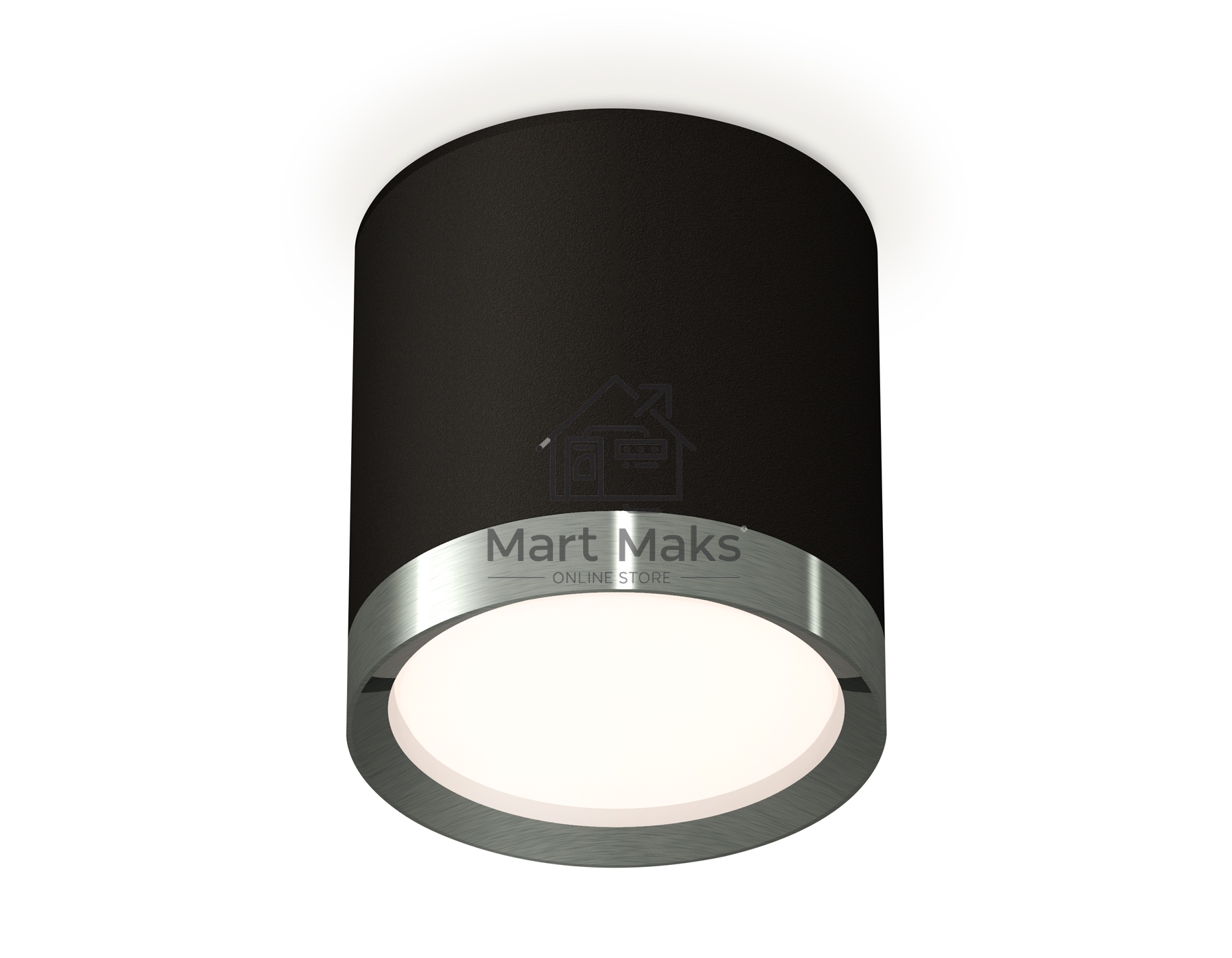 Светильник Ambrella Light XS8142006 SBK/PPH черный песок/графит полированный GX53 (C8142, N8133)