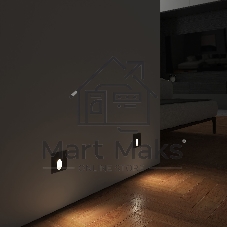 Светильник светодиодный MRL LED 1102 / Чёрный / Подсветка для лестниц