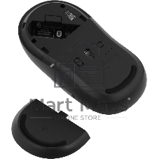 Мышь беспроводная Xiaomi Wireless Mouse 3 черный, 1200 dpi, радиоканал, Bluetooth, USB, кнопки - 5