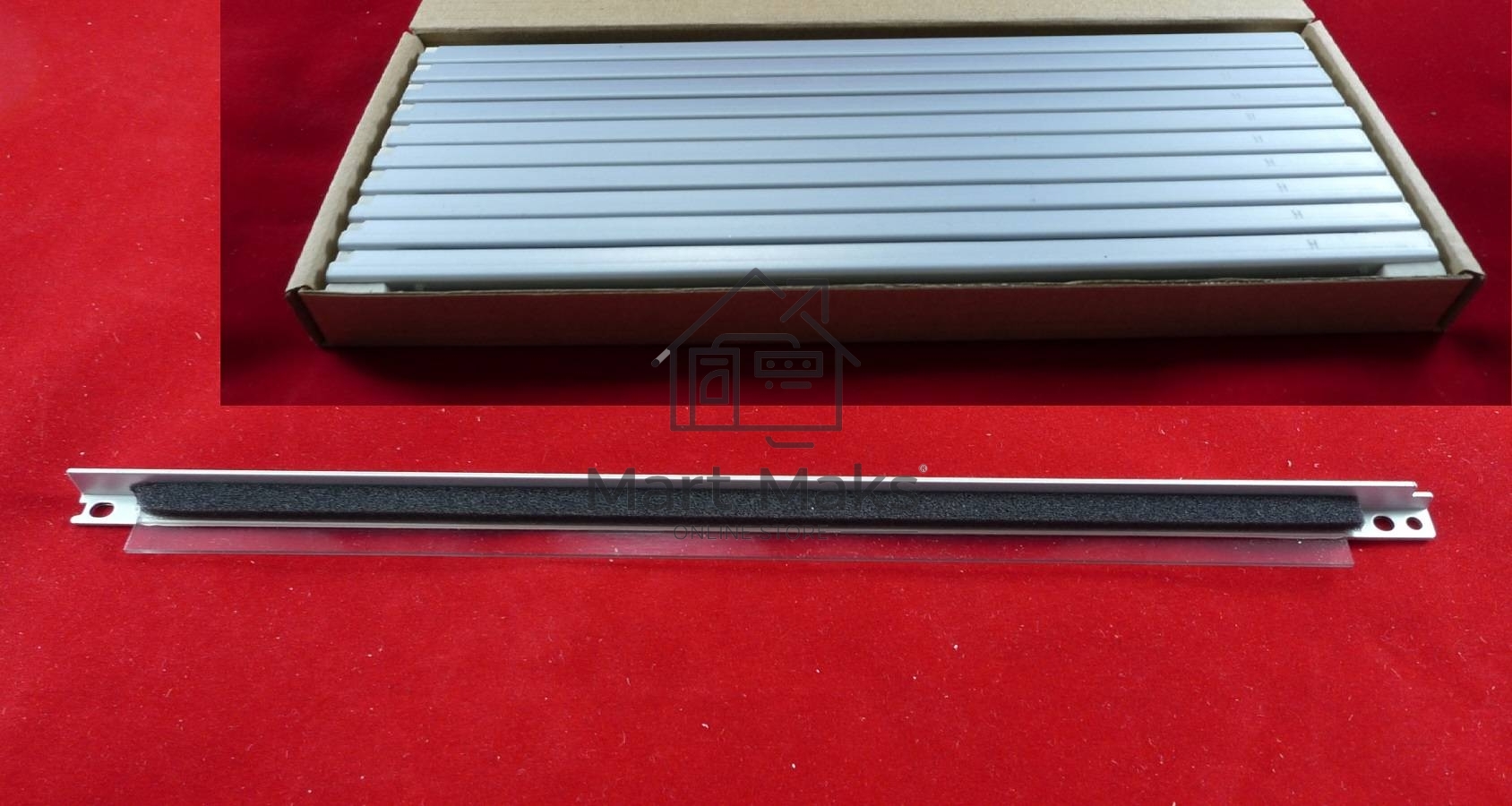 Дозирующее лезвие (Doctor Blade) HP LJ P1005/1006/1505/1102/1566/1606/M1120/1522 (с уплотнителем) (ELP, Китай) 10штук 