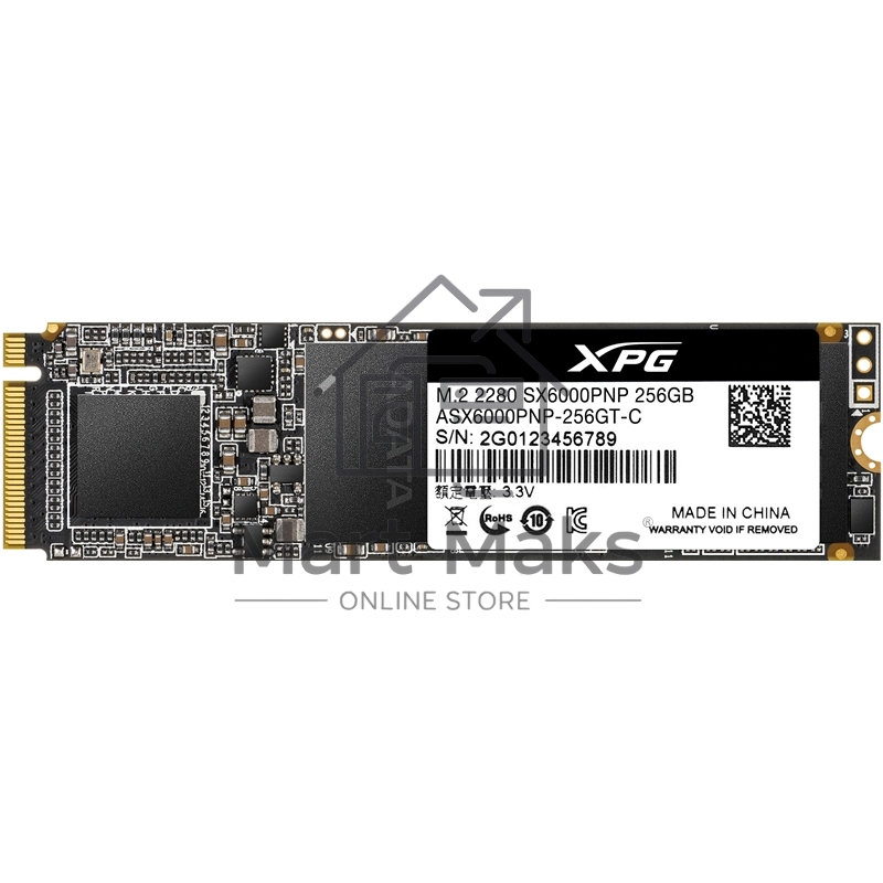 Накопитель SSD Adata 256Gb M.2 ASX6000PNP-256GT-C PCI-E x4 XPG SX6000 Pro 2280