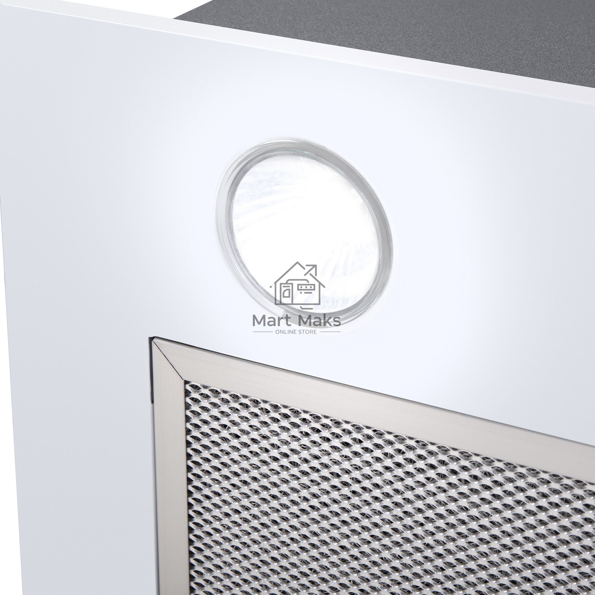 Вытяжка встраиваемая Maunfeld Crosby Light (C) 60 белый, 60 см, 850 куб. м/ч, 48 дБ