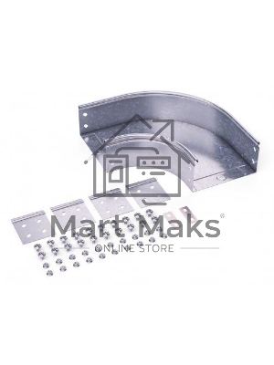 Угол для лотка горизонтальный 90град. 300х100 CPO 90 в комплекте с крепеж. элементами DKC 36044K