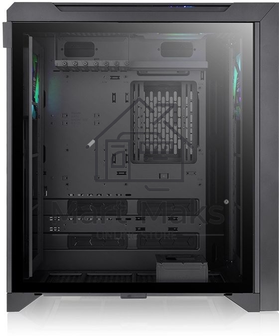 Компьютерный корпус Thermaltake CTE C700 TG ARGB черный без БП ATX 3x140mm 2xUSB3.0 audio bott PSU