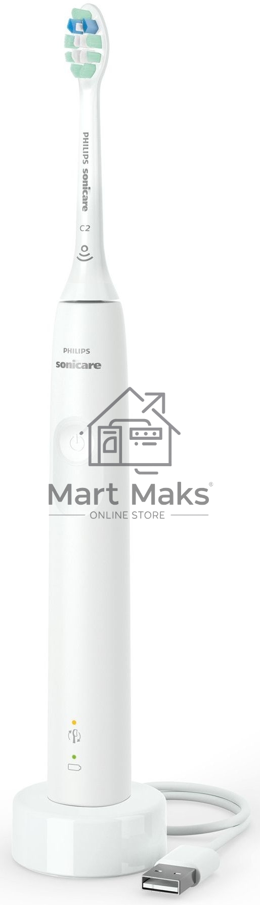 Зубная щетка Philips Sonicare 3100 series, 1 стандартная насадка C1 ProResults