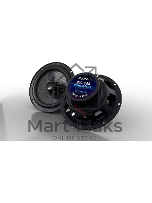 Колонки автомобильные Prology PS-165 180Вт 89дБ 4Ом 16см (6.5дюйм) (ком.:2кол.) коаксиальные двухполосные