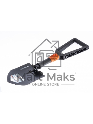 Лопата походная, 150х205х253-590 мм, пластик. рукоятка, складная в чехле Stels