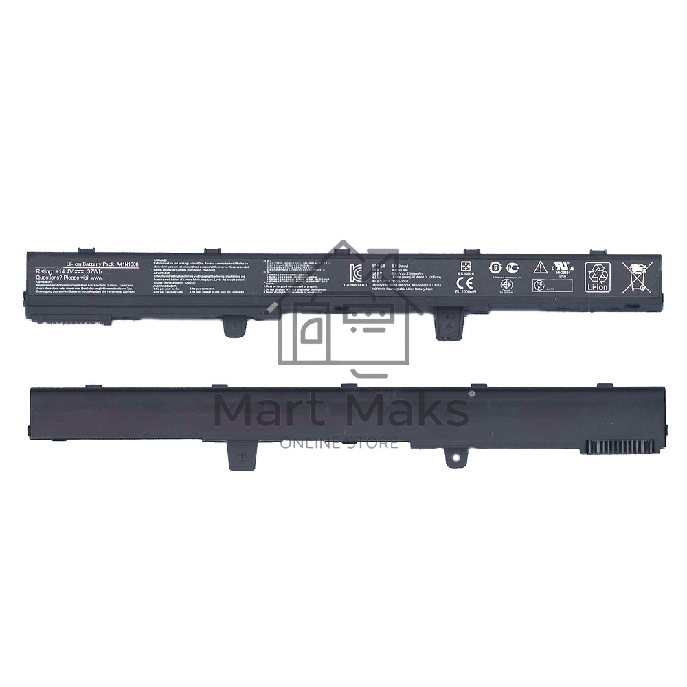 Аккумуляторная батарея для ноутбука Asus X441CA X551CA 14.4V 37Wh черный