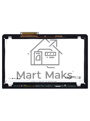 Модуль (матрица + тачскрин) LP156WF6(SP)(B1) черный